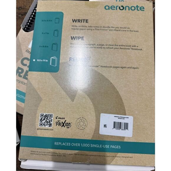 Lot of 2x NIP unused rocketbook rocket book notebooks nwot LG & Small - Picture 5 of 5